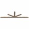 Ekena Millwork Saratoga Smooth Timber Gable Bracket, Douglas Fir, 84"W x 24"H x 1 1/2"D x 3 1/2"F, 7/12 Pitch GBW084X24X0204SAR00SDF - alternate 4